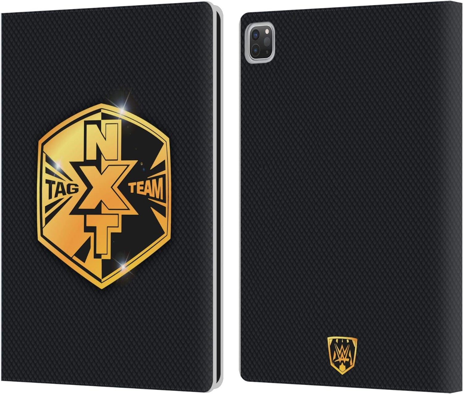 Head Case Designs Officially Licensed WWE United States Champion Title Belts Leather Wallet Case Compatible with Apple iPad Pro 12.9 2020/2021/2022