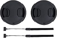 Vista 8 de Paquete de 2 tapas frontales de lente de 40,5 mm con protector de tapa de lujo para Sony ZV-E10 ZVE10 ZV-1F ZV1F A6700 A6400 A6300 A6100 A6000 A6500