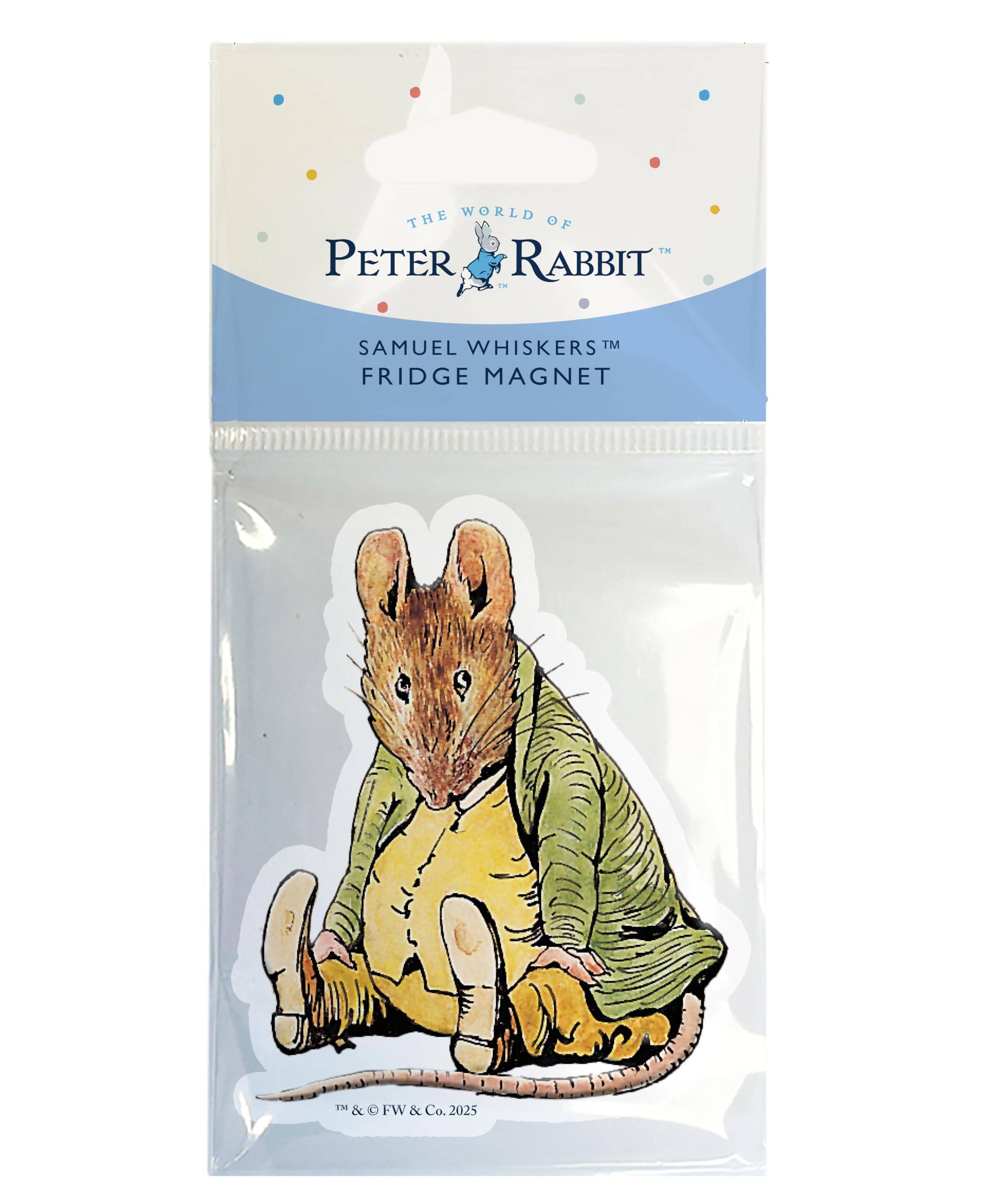 Beatrix Potter Peter Rabbit - Shaped Fridge Magnet (Samuel Whiskers)