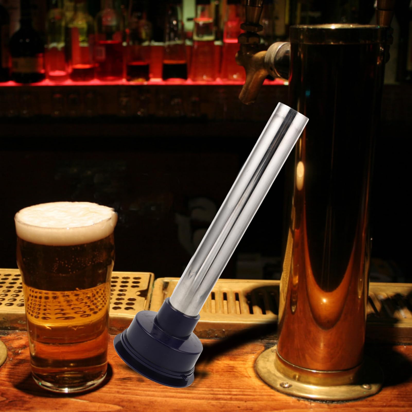 Tubo de Hielo de Acero Inoxidable Reutilizable para Bebidas, Plata