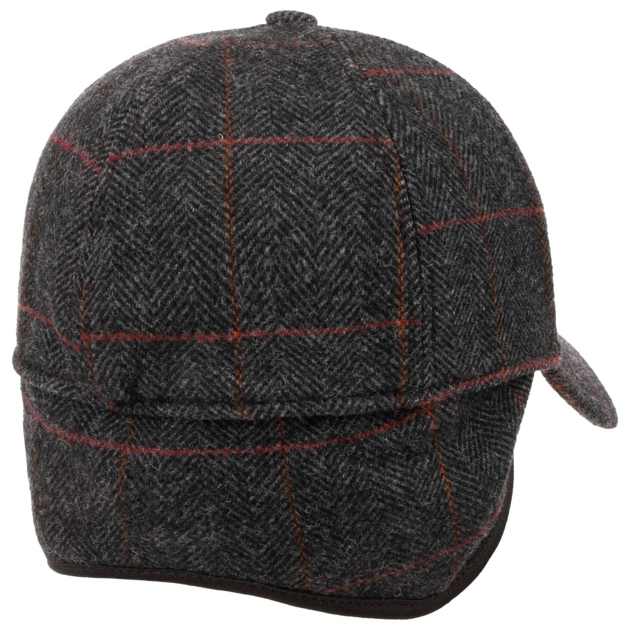 Stetson Czapka z Klapkami na Uszy Kinty WoolMężczyźni - basecap daszkiem zime meska Zamknięte tyłu, daszkiem, nausznikami, podszewką Zima