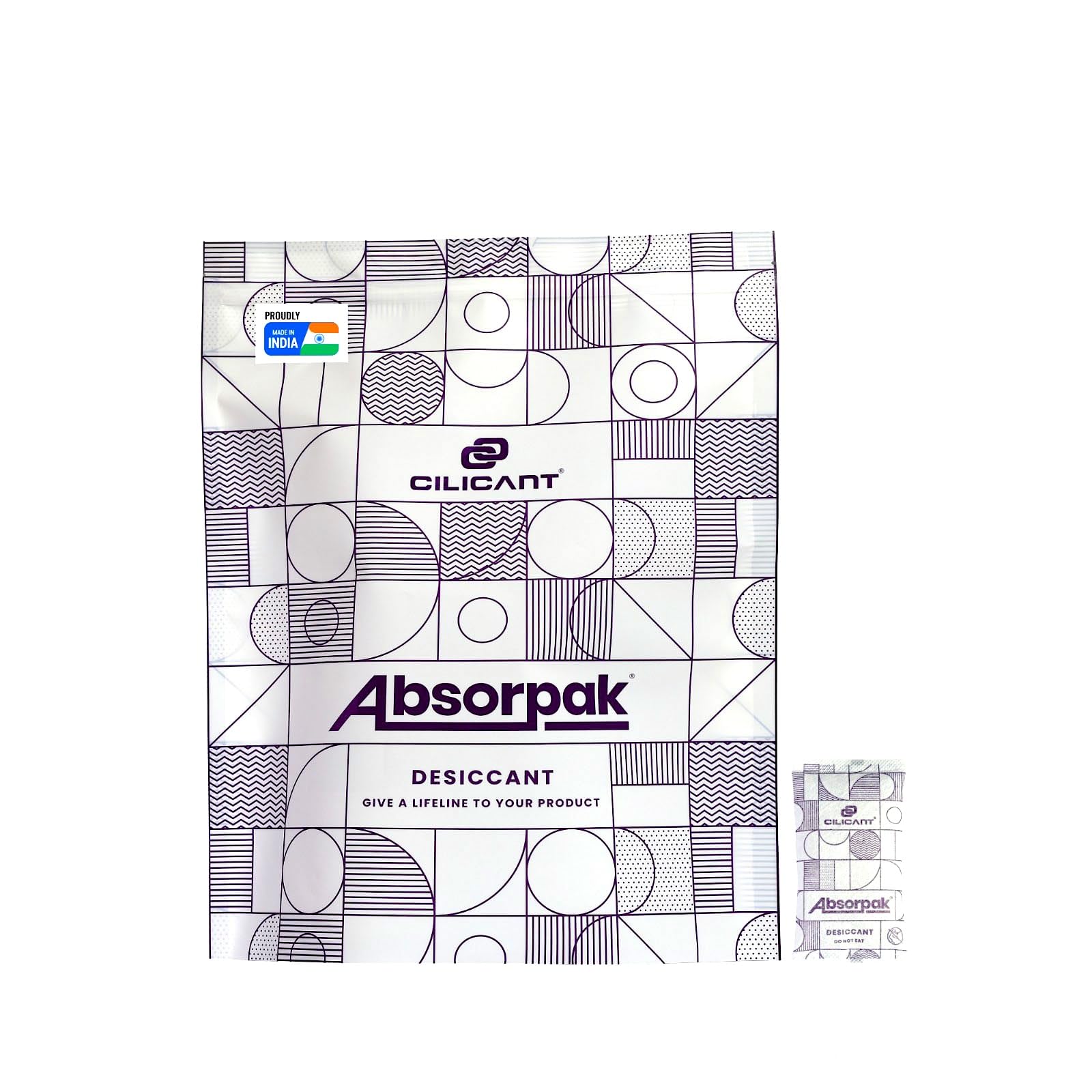 - Absorpak Desiccant Packs - Silica Gel Packets Moisture Control - 100 pcs Large (10g each) - Silica Packets for Shoes, Clothes, Electronics, Moisture Absorbers for Food Pantries & Households