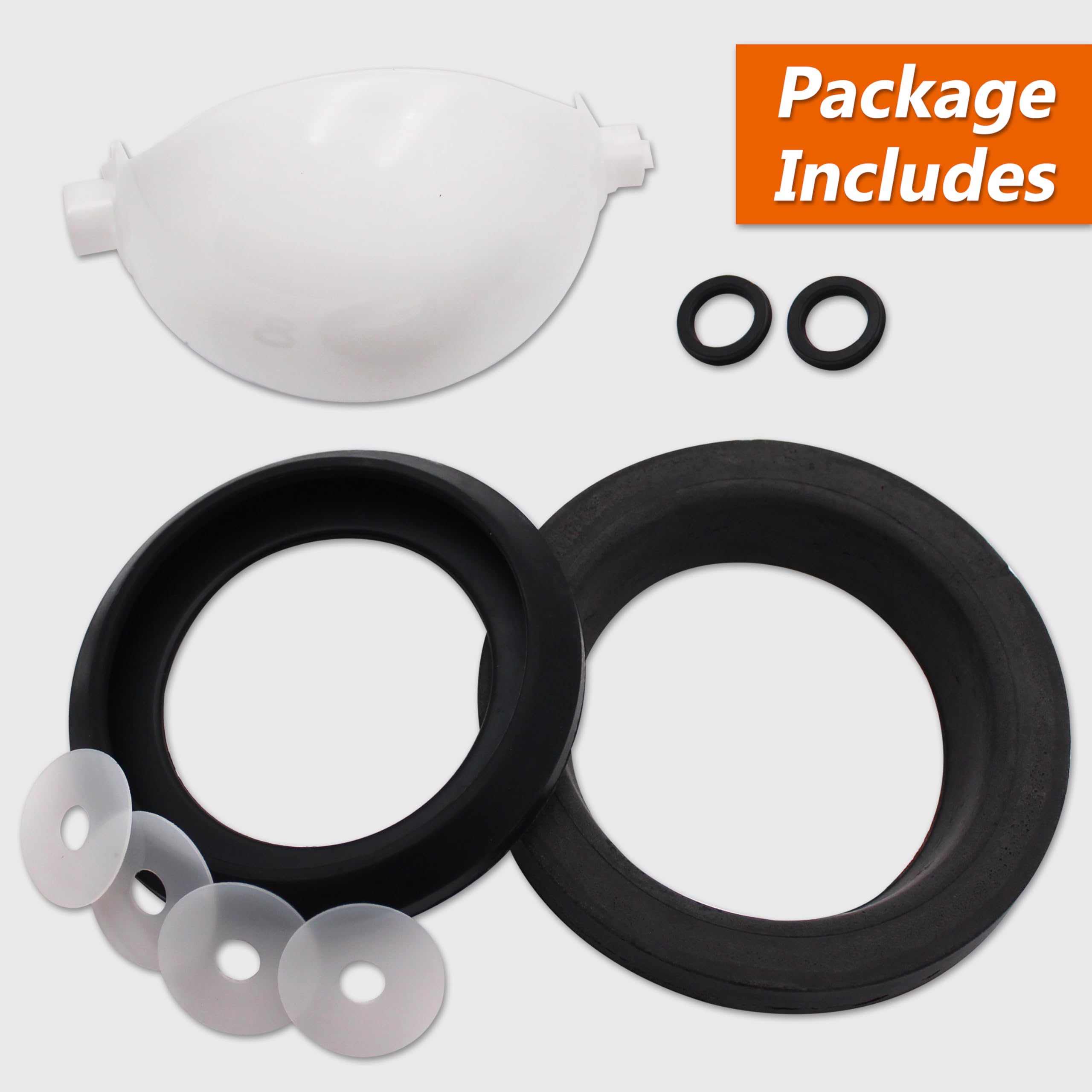 JRSHOME Waste Ball Kit For Thetford Aqua Magic Style II/Lite/Plus - Replacement For 34117, 42050, 42072, White
