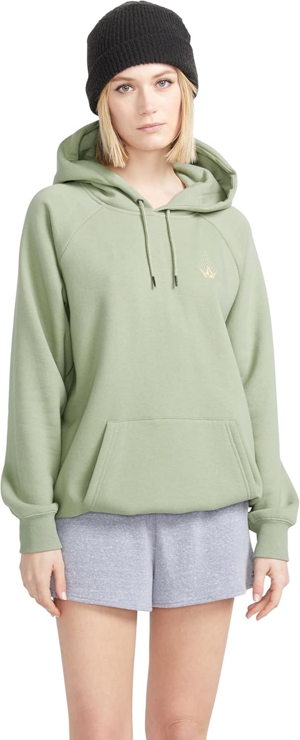 Volcom womens Truly Stoked Ovesized Bf Hooded Fleece Sweatshirt