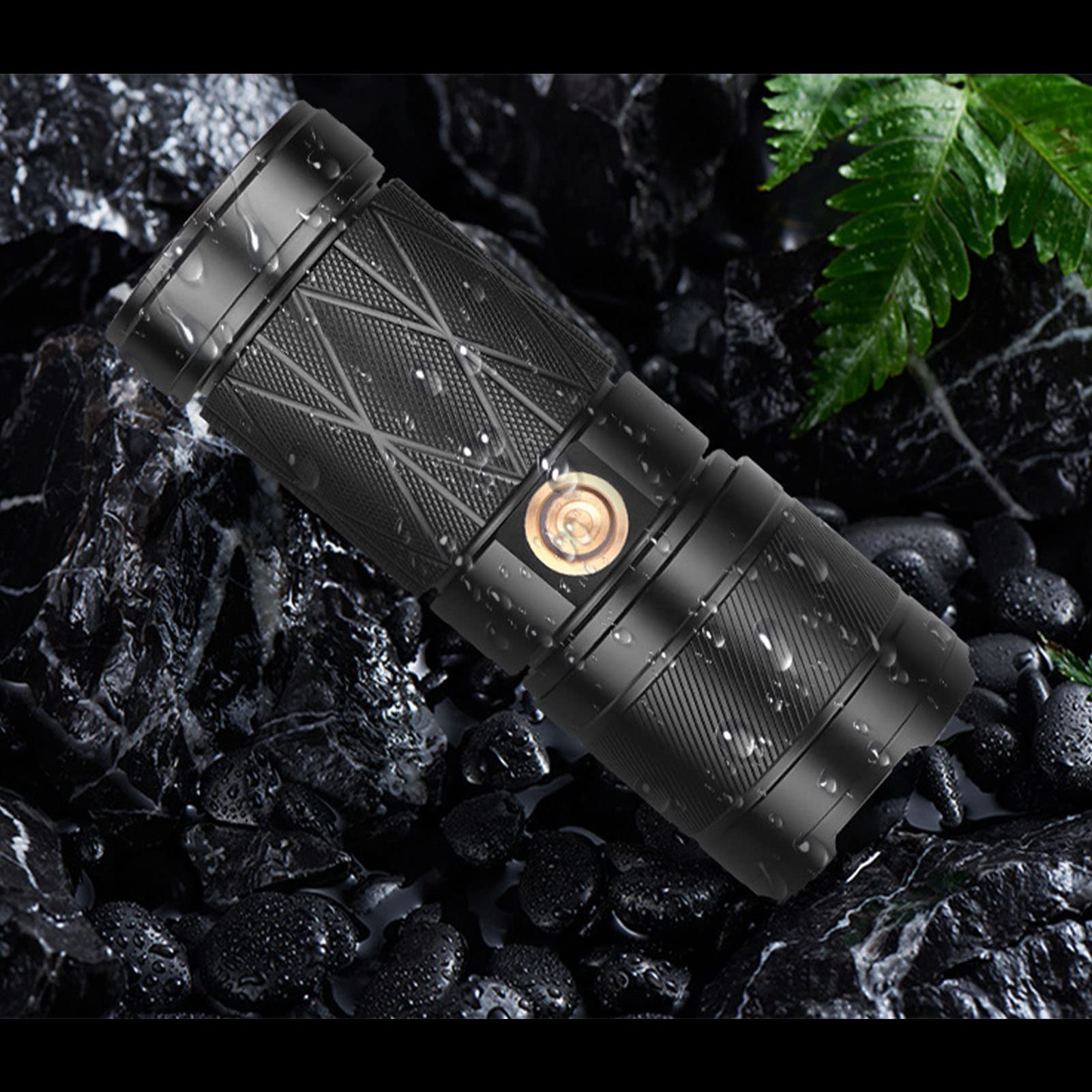 Lampe de Poche LED Mini, 800lm luminosité, Alliage D'aluminium,