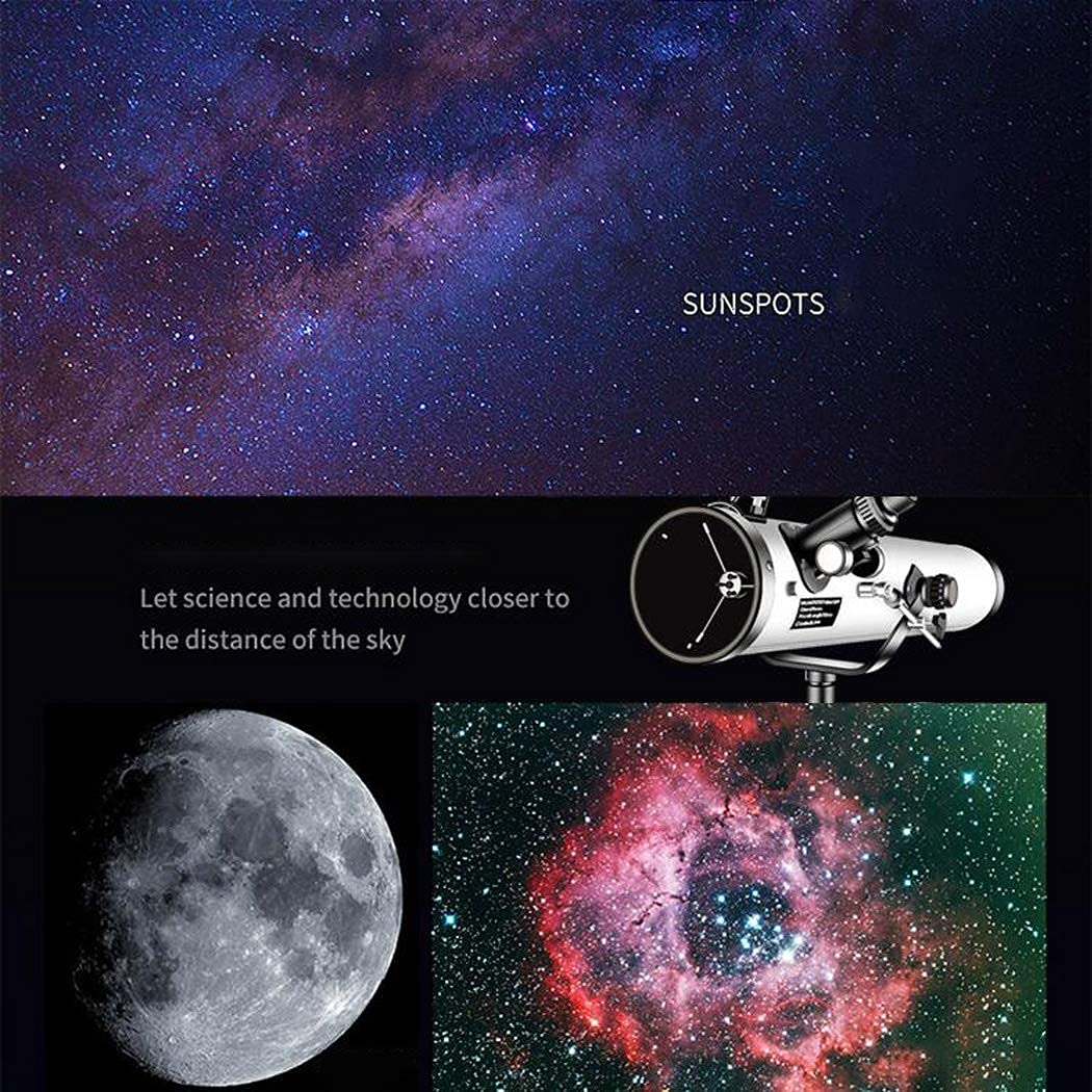 Odblaskowy teleskop astronomiczny, wyszukiwarka HD Star High-Vision Viewing World Dwustronny okular teleskopu Kompletny zestaw Prezent dla początkującego w przestrzeni kosmicznej