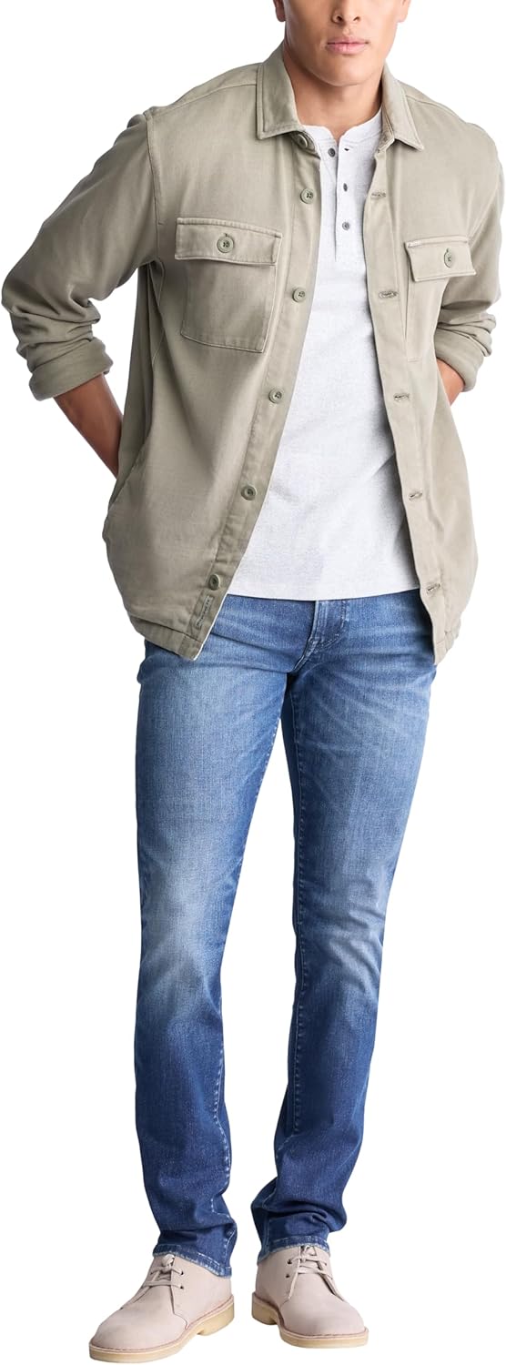 Buffalo David Bitton Men's Shirt Style Shacket Jacket, Army Green 2 Pocket, Small - Image 6