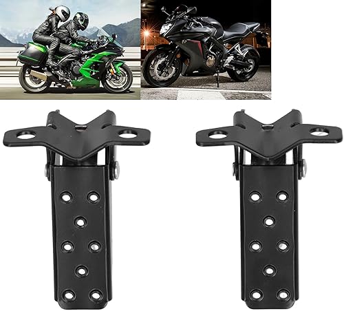 Miniatura 5 de Reposapiés de motocicleta, reposapiés plegable, pedal de acero universal para motocicleta retro, ATV Scooter