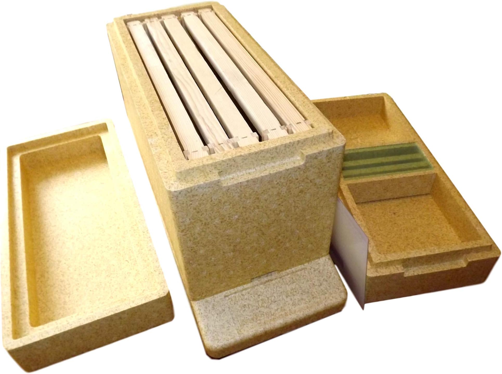 Ltd - Langstroth 5 Frame Poly Nuc with Miller Style Feeder +MBK