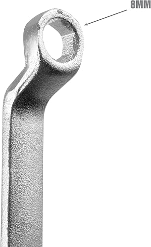 Miniatura 5 de OEMTOOLS 25317 llave purgadora de freno, acceso dual de 8 mm y 10 mm para purga de aire del cilindro, herramienta purgadora de acero S2