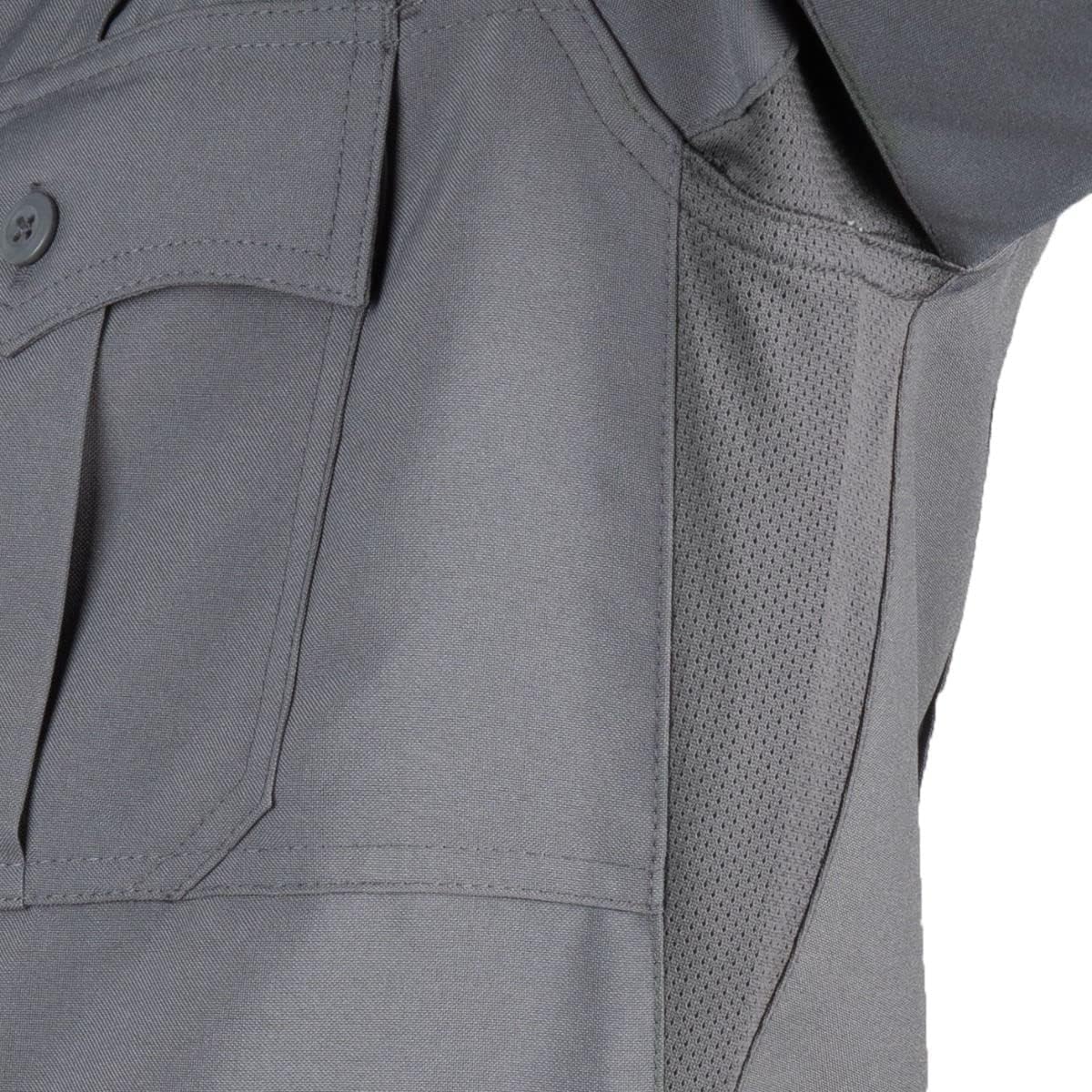 First Class 100% Polyester Short & Long Sleeve Zippered Uniform Shirt 4 Pocket Hidden, Law Enforcement BDU Zipper Closure. - Image 6