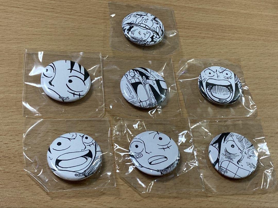 ONE PIECE缶バッジルフィセット