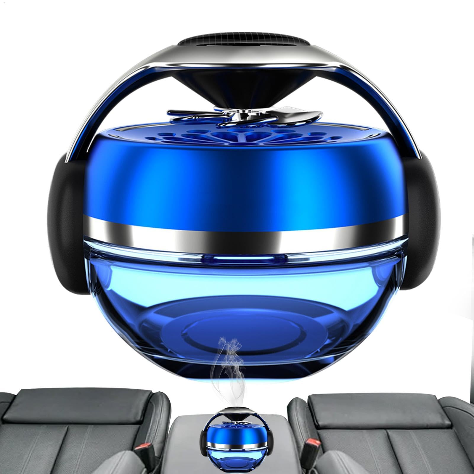Diffusore Solare Di Profumo Per Auto Purificatore D'Aria Ricaricabile,