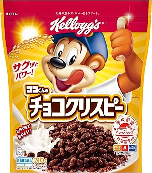 Amazon.co.jp: ケロッグ ココくんのチョコクリスピー 210g : 食品