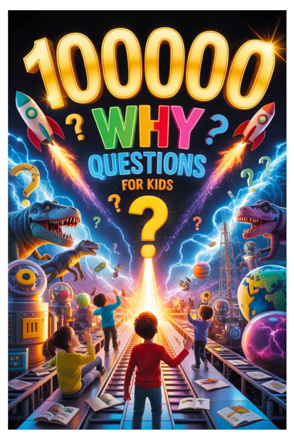 100000 Why Questions For Kids: The Ultimate Curiosity Book for Kids Filled with Educational Why Questions, Fun Facts, STEM Topics, Space Wonders, ... History Discoveries, and Amazing Knowledge
