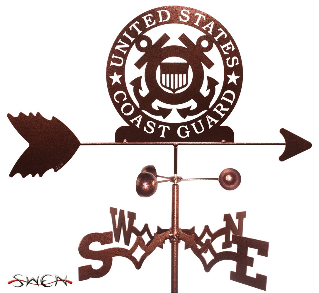 SWEN Products Armed Services US Coast Guard USCG Side Mount Weathervane