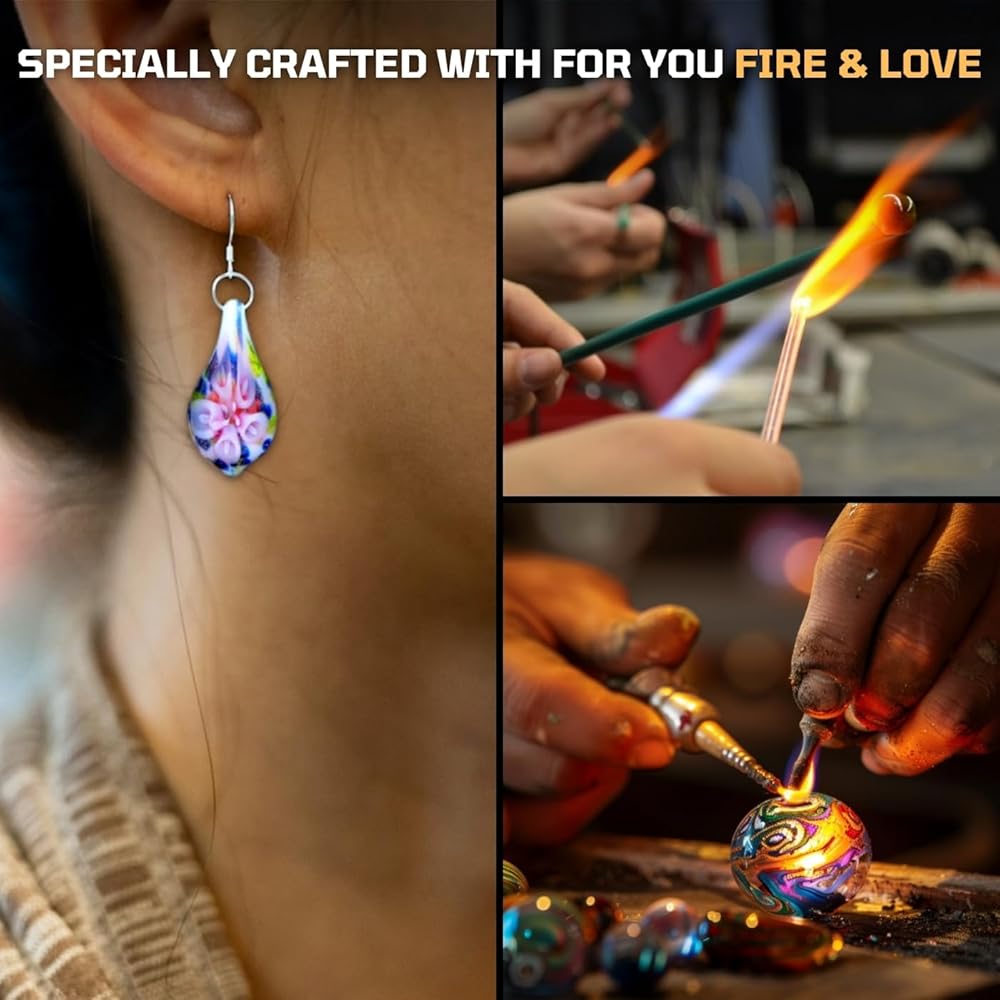 Amazon.com: BESHEEK Handmade Murano Glass Inspired Unique