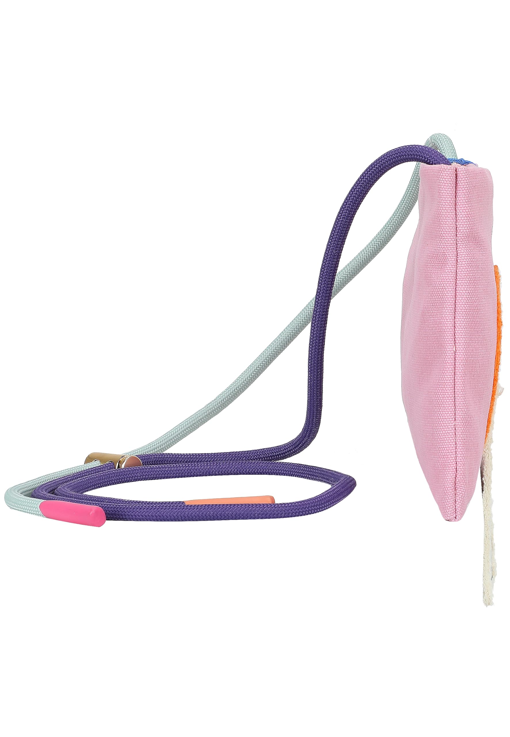 Fritzi x Frida Kahlo ME Limited Crossbody Tasche Damen Umhängetasche Canvas Reißverschluss Innenfach Steckfach Schultergurt Freizeit 17,5 x 24 x 1 cm – Lila, Türkis, Hellblau, Rosa, Olivgrün