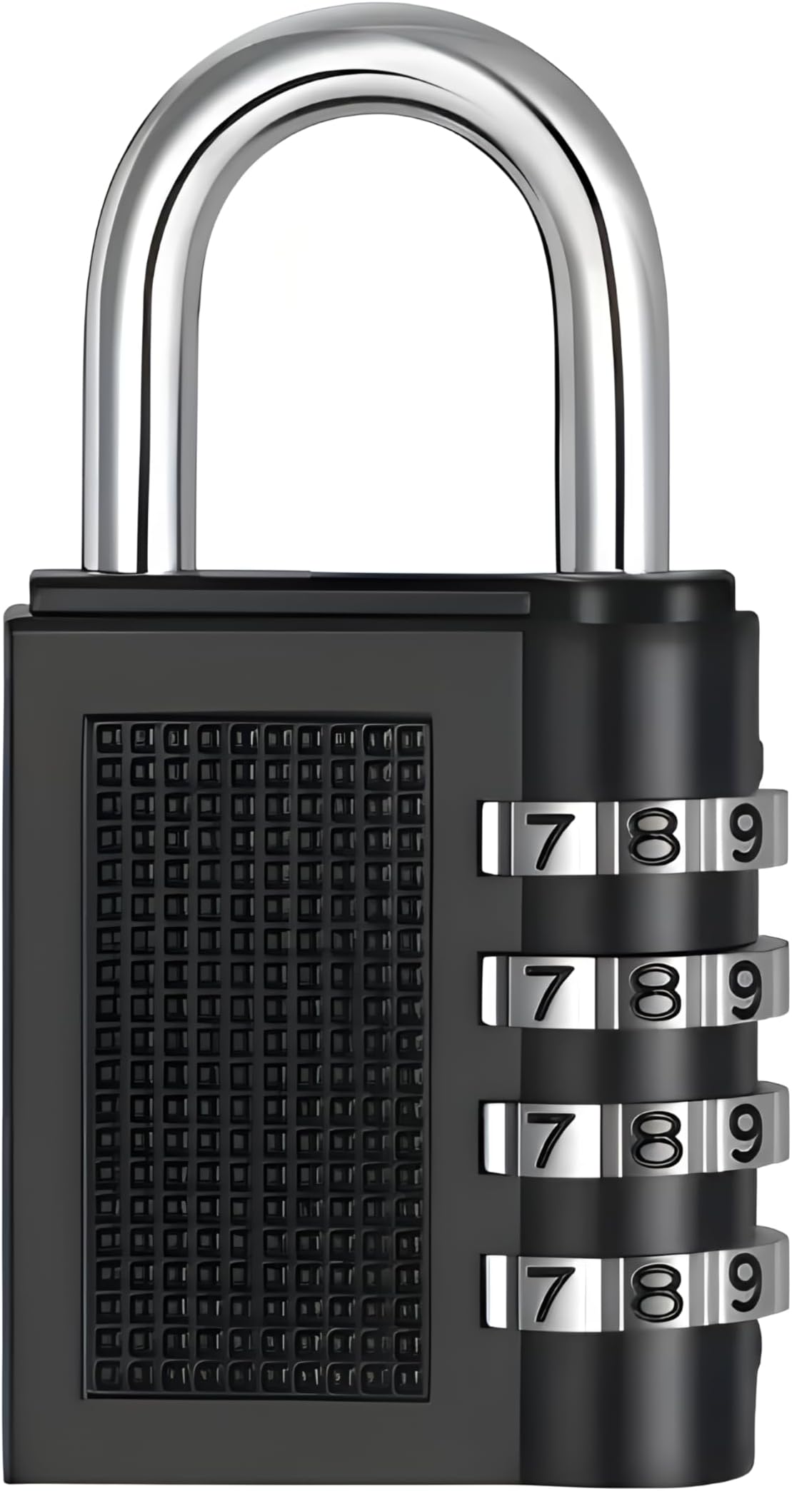 Garth Number Lock Set of 1 – Multicolour 4-Digit Number Combination Anti-Theft Metal Lock for Travel Bag, Luggage, Door, Tool Box, Resettable PIN Number Padlock (Initial Password 0-0-0-0)