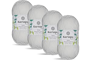 Kartopu Yarn Baby Natural Cotton, Cotton Yarn, Knitting Yarn