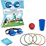 Vango The UpsideDownChallenge Game for Family & Kids - Fun Challenges with Upside Down Goggles - Hilarious for Game Night & Parties - 2-6 Players, Ages 8+ (Bonus Edition)