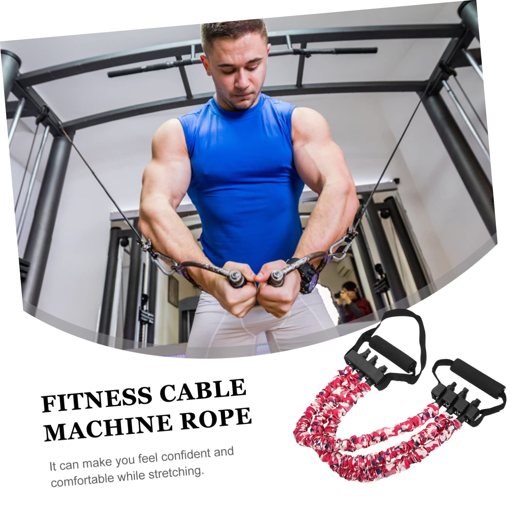 Yardwe Fascia Elastica per Il Fitness Attrezzature per Esercizi Sit Up per Cosce Attrezzature per Addominali Macchine per Esercizi