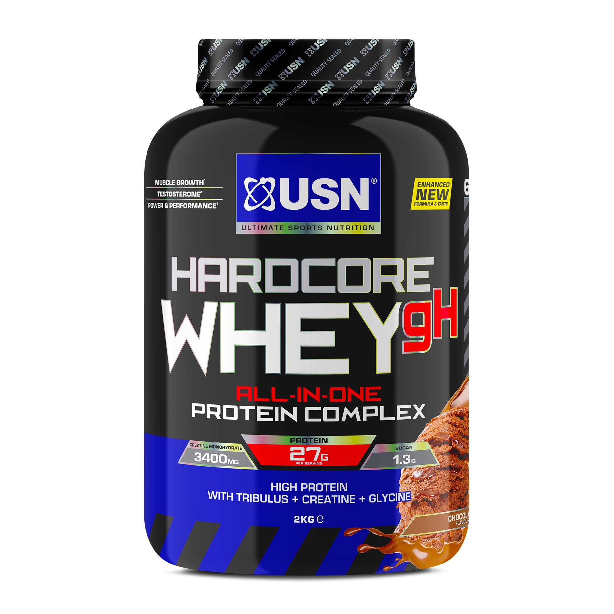 Buy USNWhey Protein Powder Chocolate 2 kg AllinOne Protein With