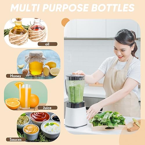 Miniatura 6 de Roshtia Paquete de 30 mini botellas de leche de plástico plateadas de 4 onzas (4.1 fl oz), botellas de jugo a granel con tapas, recipientes pequeños