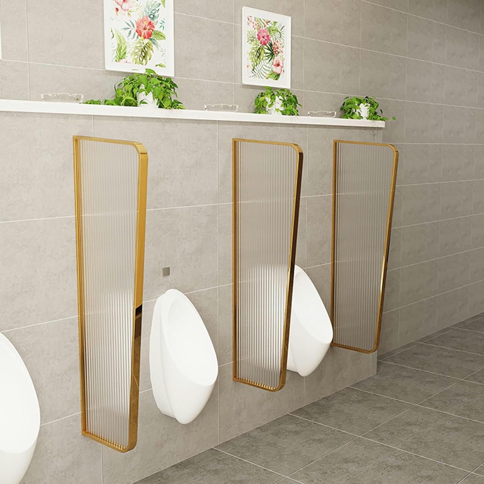 GJZQDKX Flaxproof With Urinal Screen, Toilet Separator With Urinary Screen, Privacy Screen For Adult Urinal, Adult Urinary Urinary Partition, Toilet Partition (color