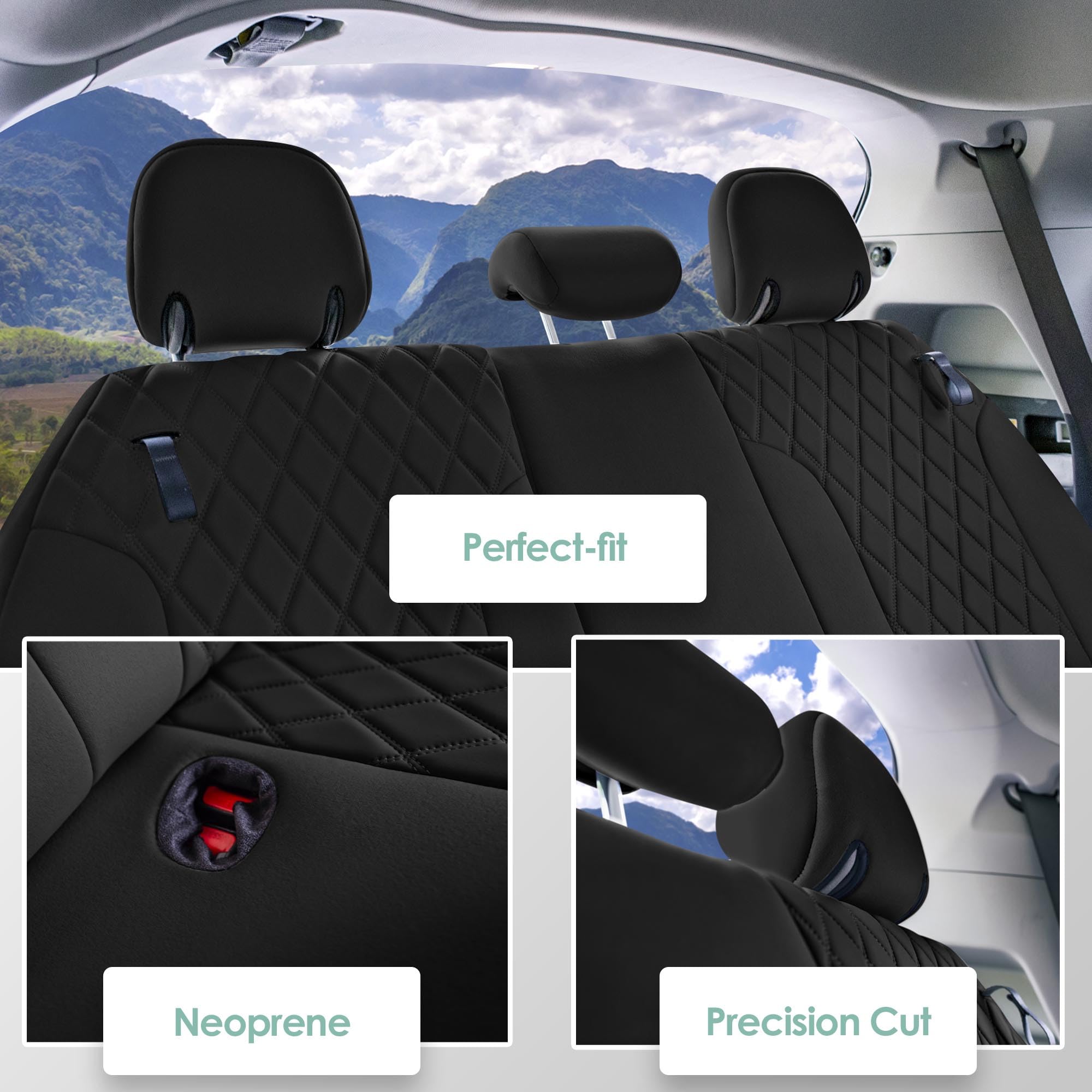 Seat Covers Leather EKR Custom Fit Sienna XLE Seats Woodland