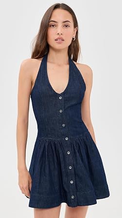 Free People Women's Clean Break Denim Mini Dress