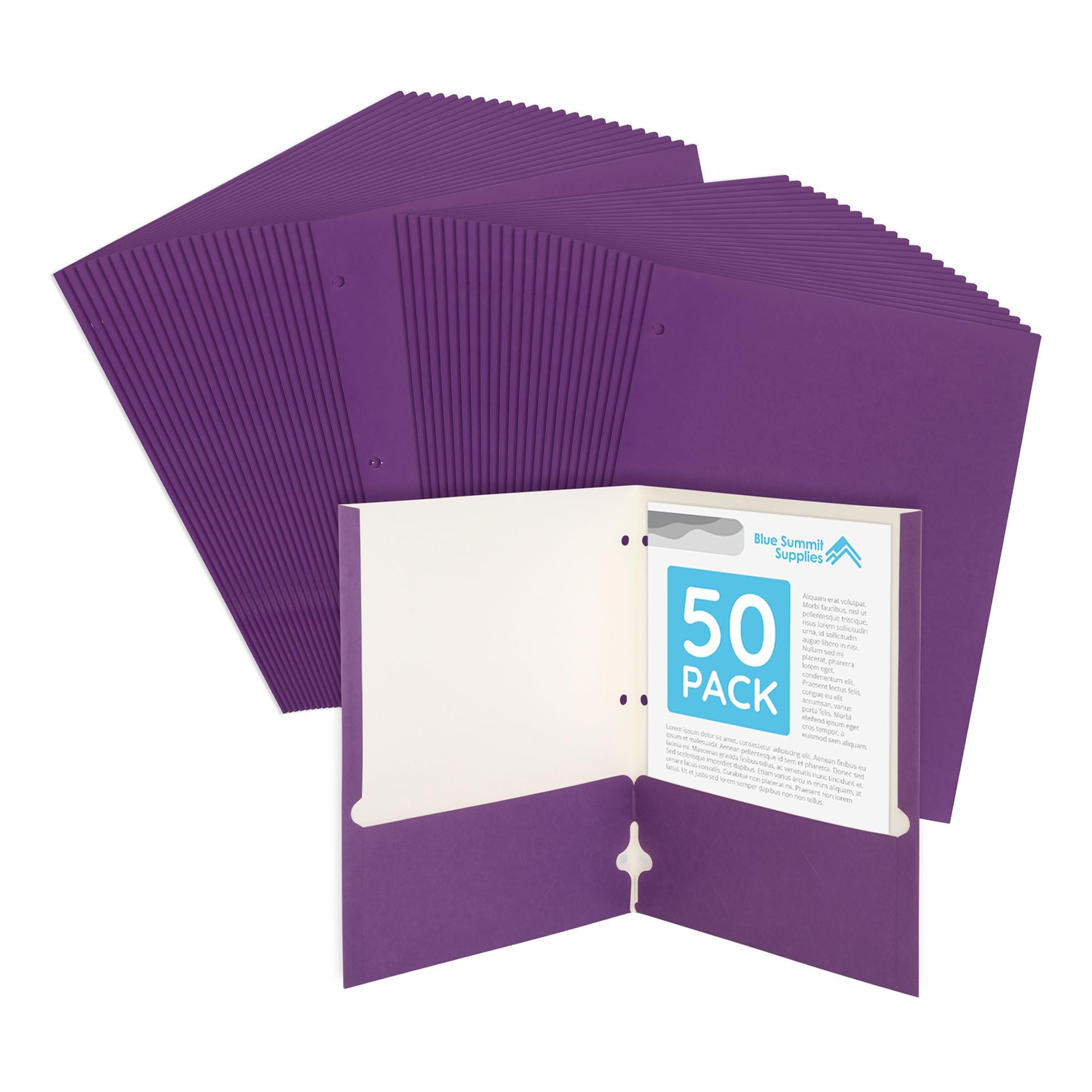 Amazon.com : Blue Summit Purple Folders with Pockets, Paper Purple Amazon.com : Blue Summit Purple Folders with Pockets, Paper Purple