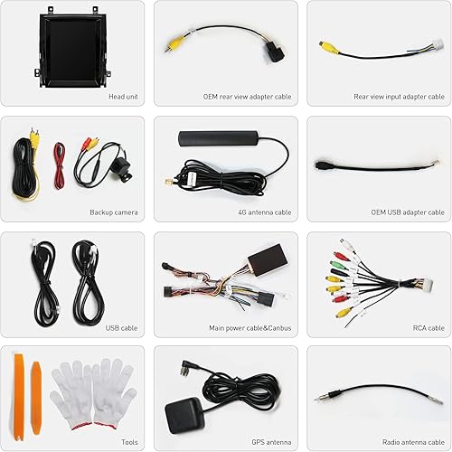 Miniatura 7 de Radio de coche para Cadillac Escalade 2007-2014, Android 12 estéreo 10.4 pulgadas Octa-Core 4+64G Carplay inalámbrico Android Auto 4G red 5G WiFi