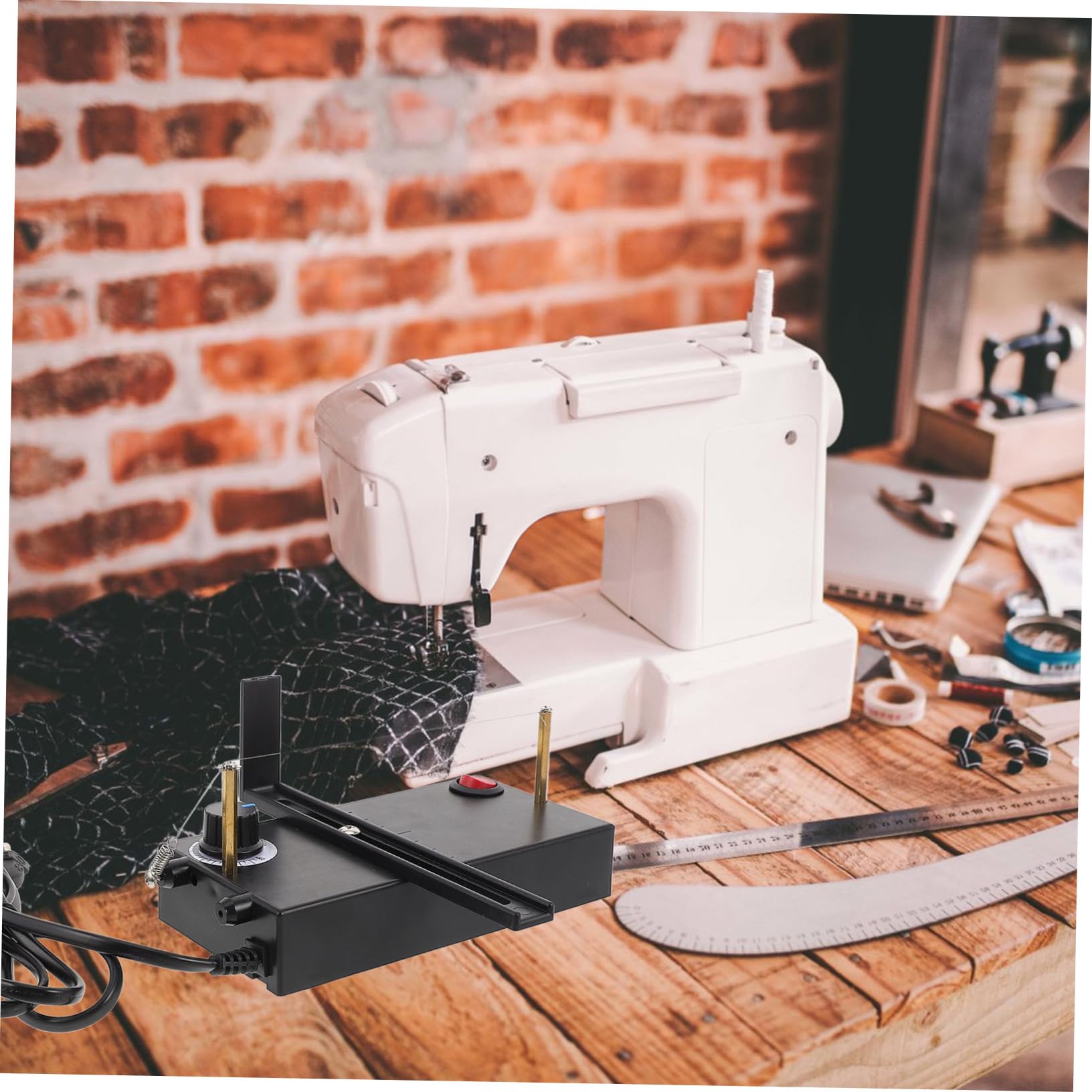 Cortador Eléctrico de Cinta Caliente - Ajustable Máquina de Portátil para Manualidades de Cuerda DIY Herramienta de y Segura para Cintas y Bandas Elásticas