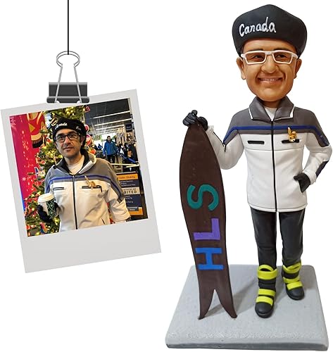 Miniatura 67 de Figuras personalizadas de golfista Bobblehead, regalo para hombre, regalos personalizados para el día de San Valentín de fotos Golfer