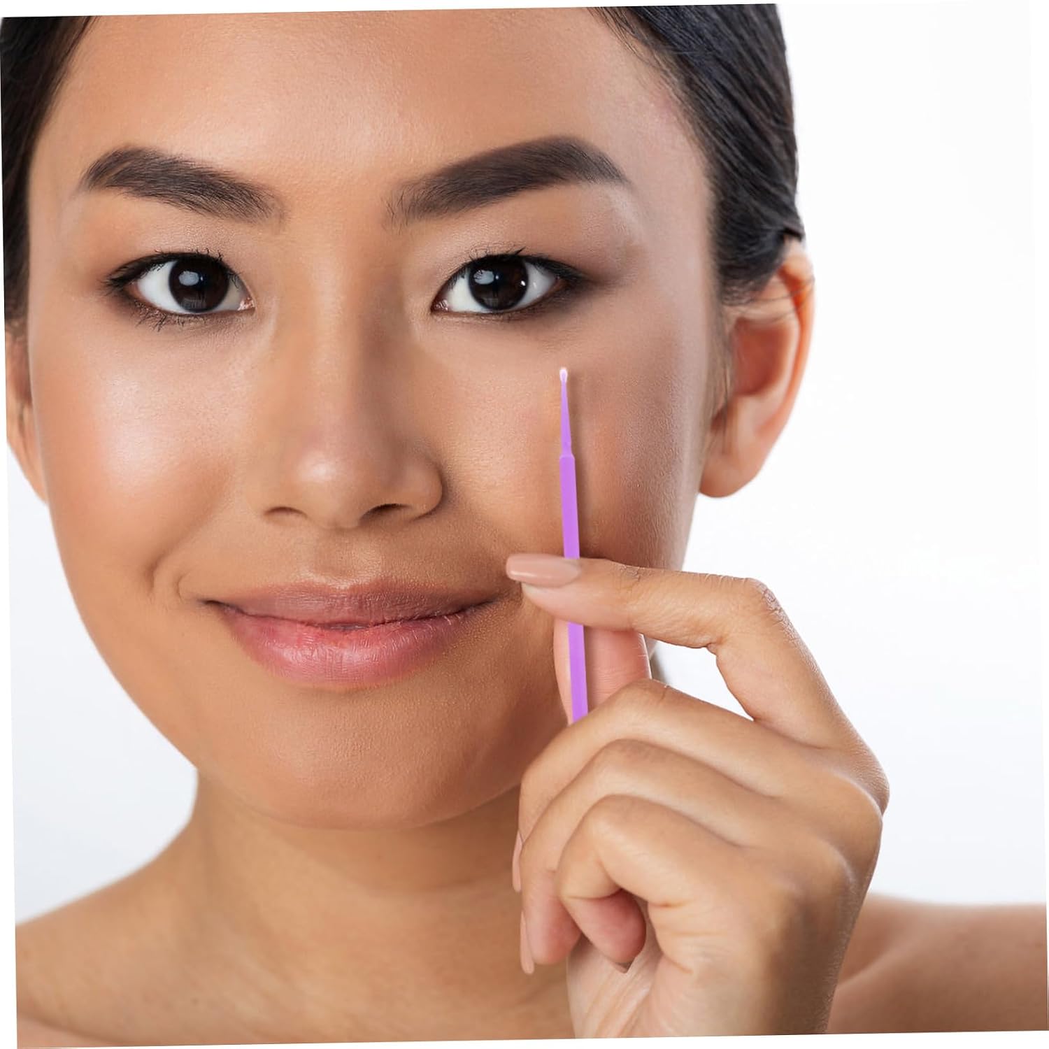 Disposable Beauty Cotton Swabs 2 Packs of Safe Applicator Sticks for Eyebrows and Use Beauty Accessories for Makeup Application