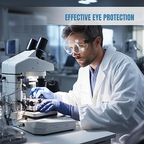 Miniatura 6 de konqkin Safety Goggles Lab Anti-Fog Glasses - Eye Protection Goggles for Science Lab Class for Women Men