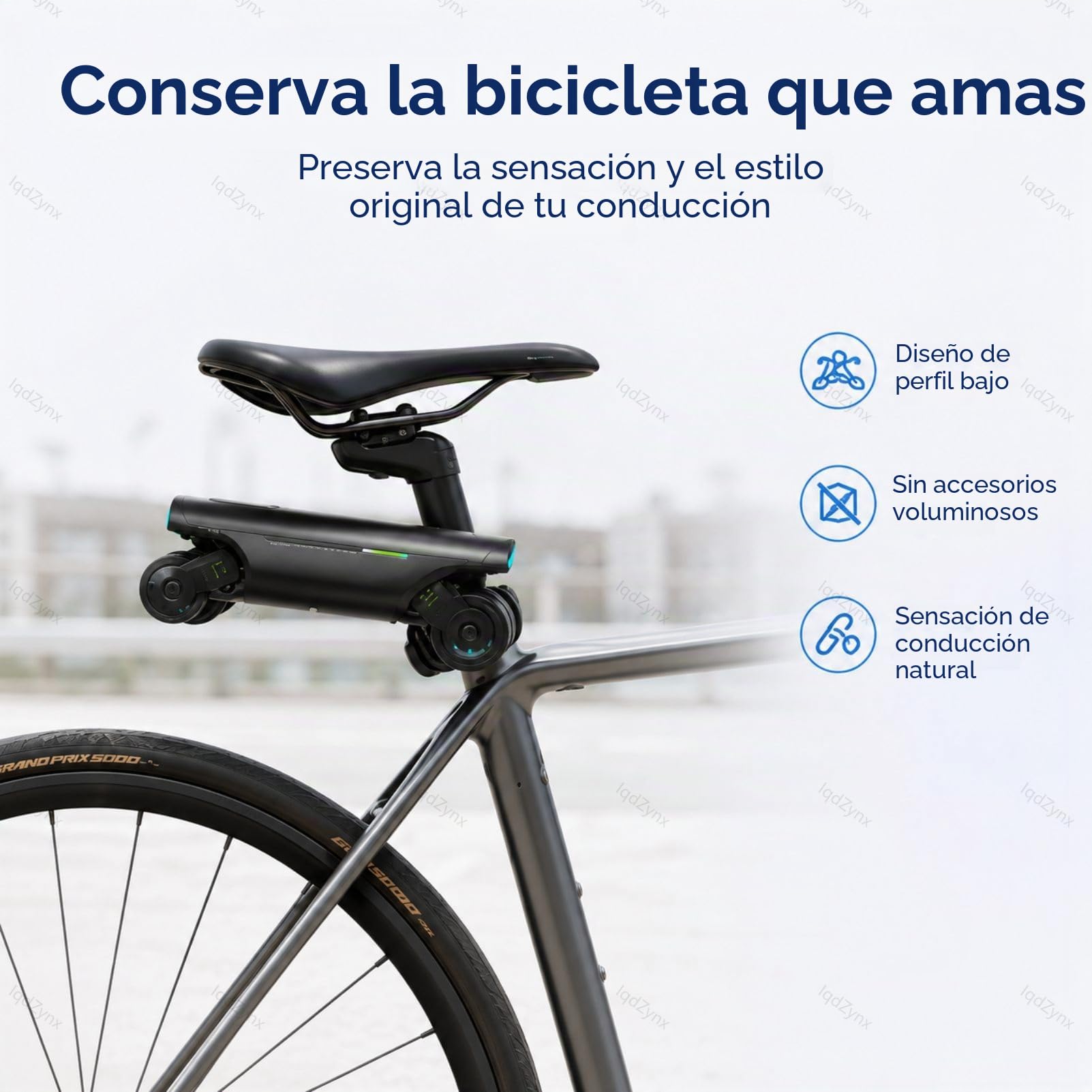 Kit de conversión para Bicicleta eléctrica, potenciador de Bicicleta con Control por aplicación, Motor de 200 W, autonomía de 50 km, Kit de Asistencia al pedaleo para desplazamientos Diarios