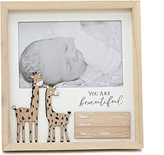 6x4 Keepsake Baby Photo Frame | Wooden Freestanding Newborn Baby Picture Frame | New Baby Memories Photo Frame - You Are Beautiful