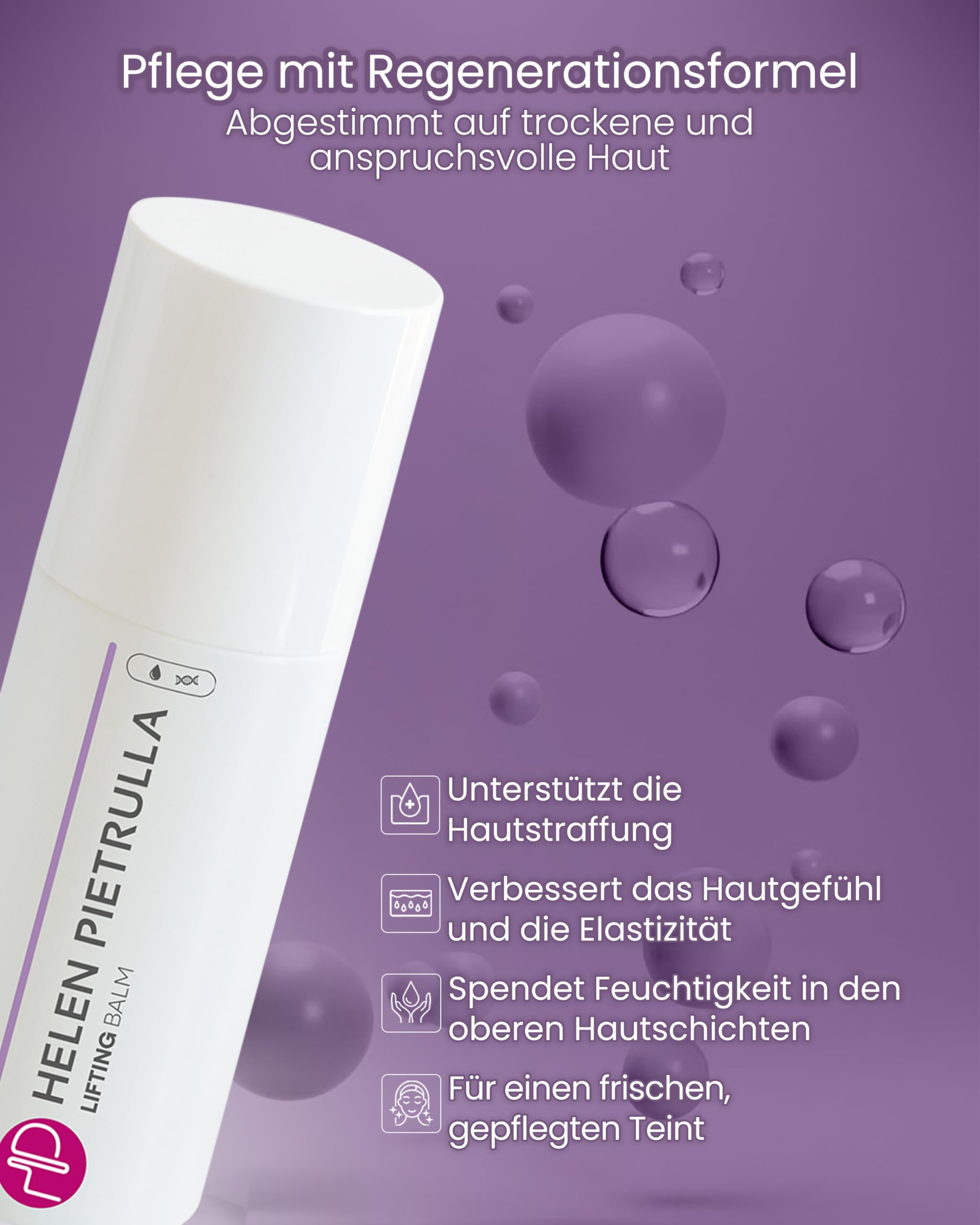 Helen Pietrulla – Lifting Balm 100ml Feuchtigkeitscreme mit Bienenwachs & Vitamin C – Reichhaltige Tages- und Nachtpflege für trockene, anspruchsvolle Haut – Schützende Gesichtspflege