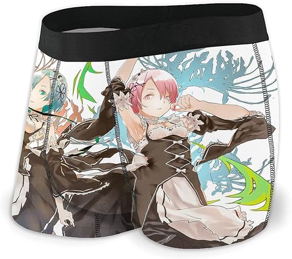 Amazon ゼロから始める異世界生活 レム ラム アニメ パンツ メンズ パンツ 通気 吸汗 若いセクシー ボクサーパン 下着 枚セッセクシー 吸水速乾 抗菌防臭 快適 おしゃれ ボクサーブリーフ ボクサー 通販