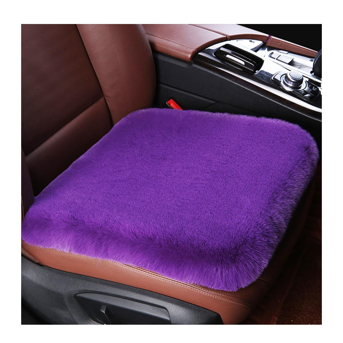 Ohleats Sheepskin Car Seat Cushion, Comfortable Soft Fur