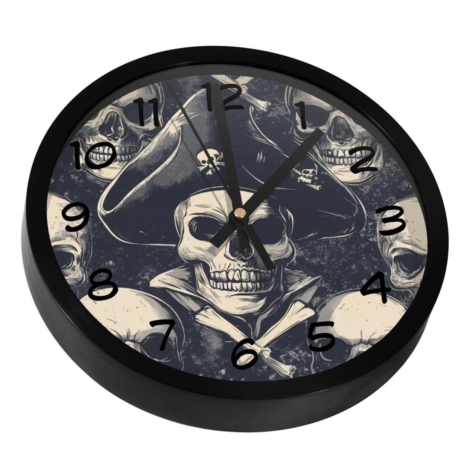 Horloge silencieuse sans tic-tac avec mécanisme quartz à pile