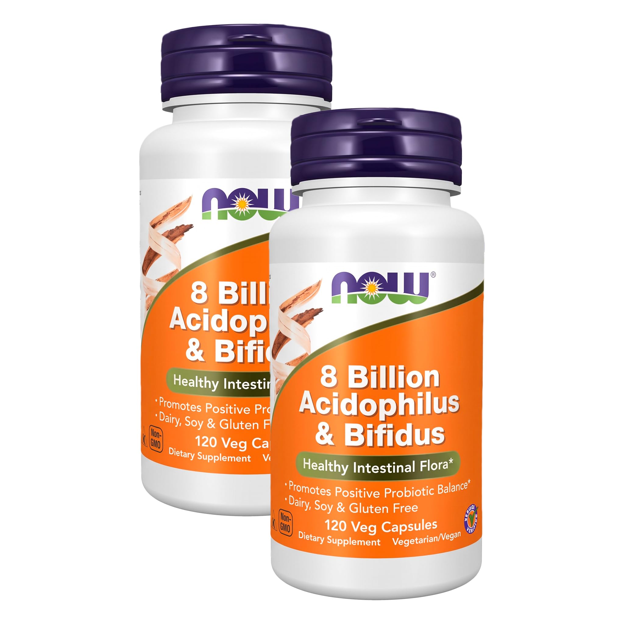 Now Supplements, 8 Billion Acidophilus & Bifidus, Probiotic, 120 Veg Caps — Amazon image 10