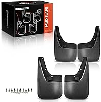 Vista 1 de A-Premium 4 piezas guardabarros protectores contra salpicaduras compatibles con GMC Sierra 1500 2014-2019, Sierra 2500 HD 3500 HD 2015-2019