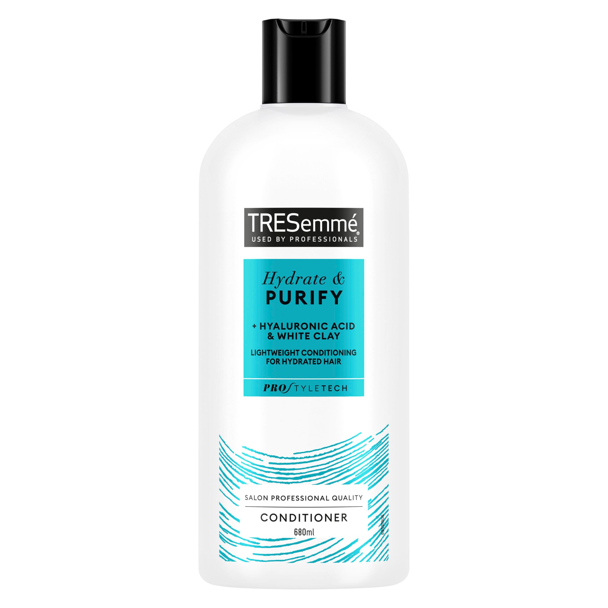 TRESemme Hydrate & Purify Après-shampoing à l'acide hyaluronique et à l'argile blanche pour cheveux gras 680 ml