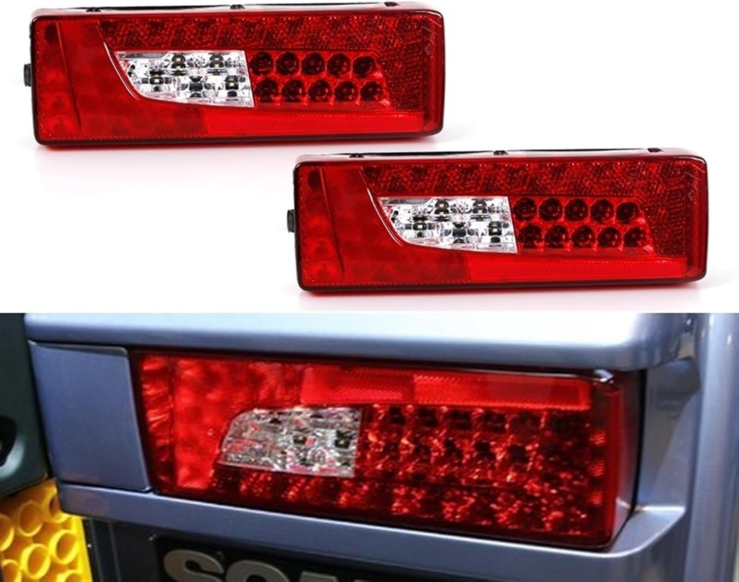 車のテールライト と互換性のあるスカニア G400 G450 ヘビー と互換性のあるトラック用 24V テールライト コンビネーショ