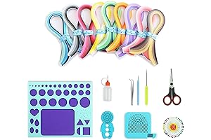 YURROAD Quilling Kit for Beginners: Unleash Your Creativity with Vibrant Colors and Essential Tools