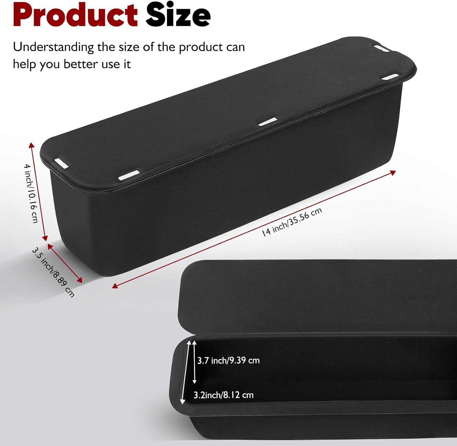 RISOU Trading Card Storage Case for 3" x 4" 35PT Rigid Card Holder, Sports Card Storage Box for Baseball, Basketball, Soccer& TCG Collectible Cards (Case Only) (Black)