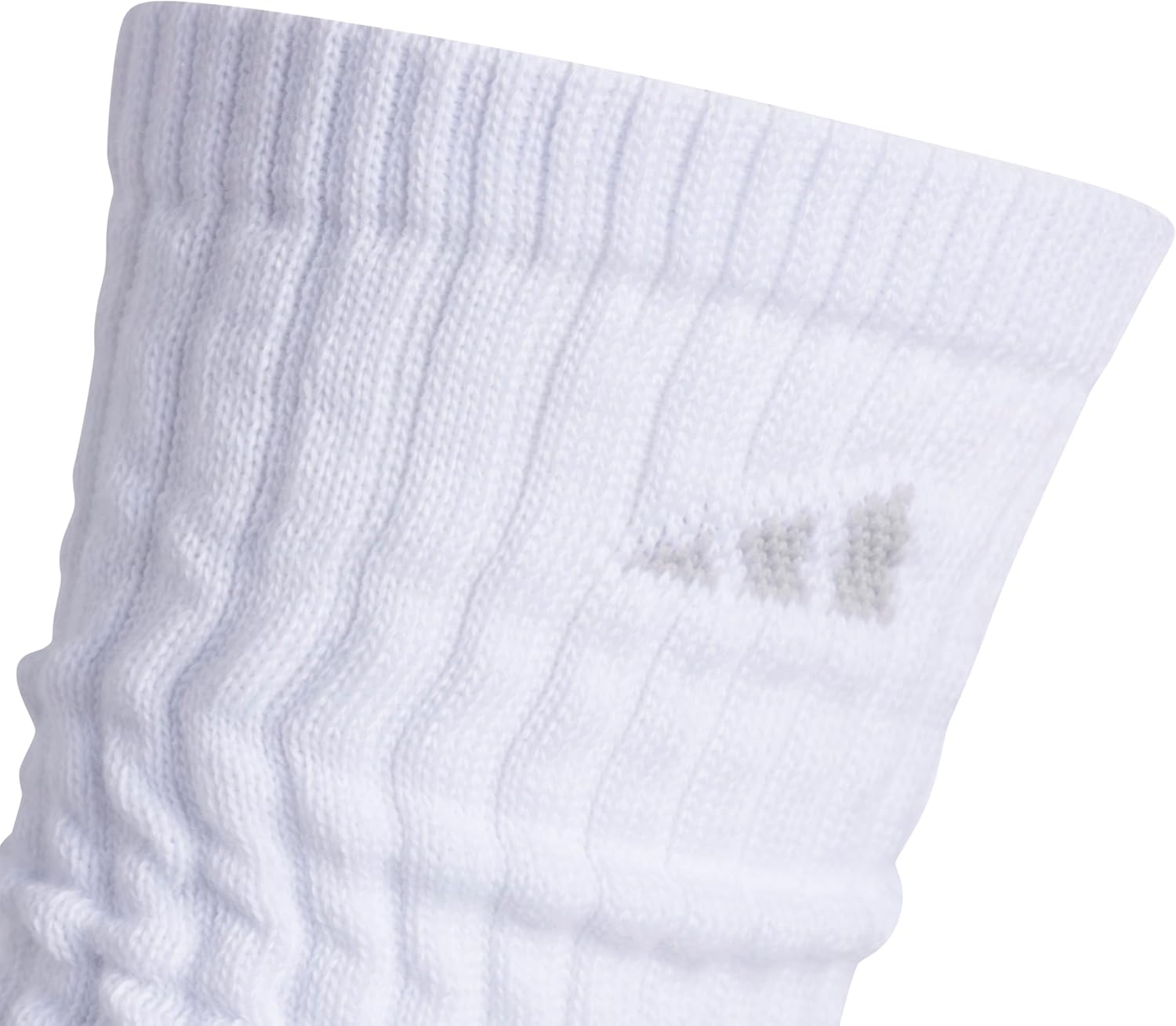 adidas womens Athletic Scrunch Crew Sock (3 Pairs) Loose Slouchy Fit - Image 4